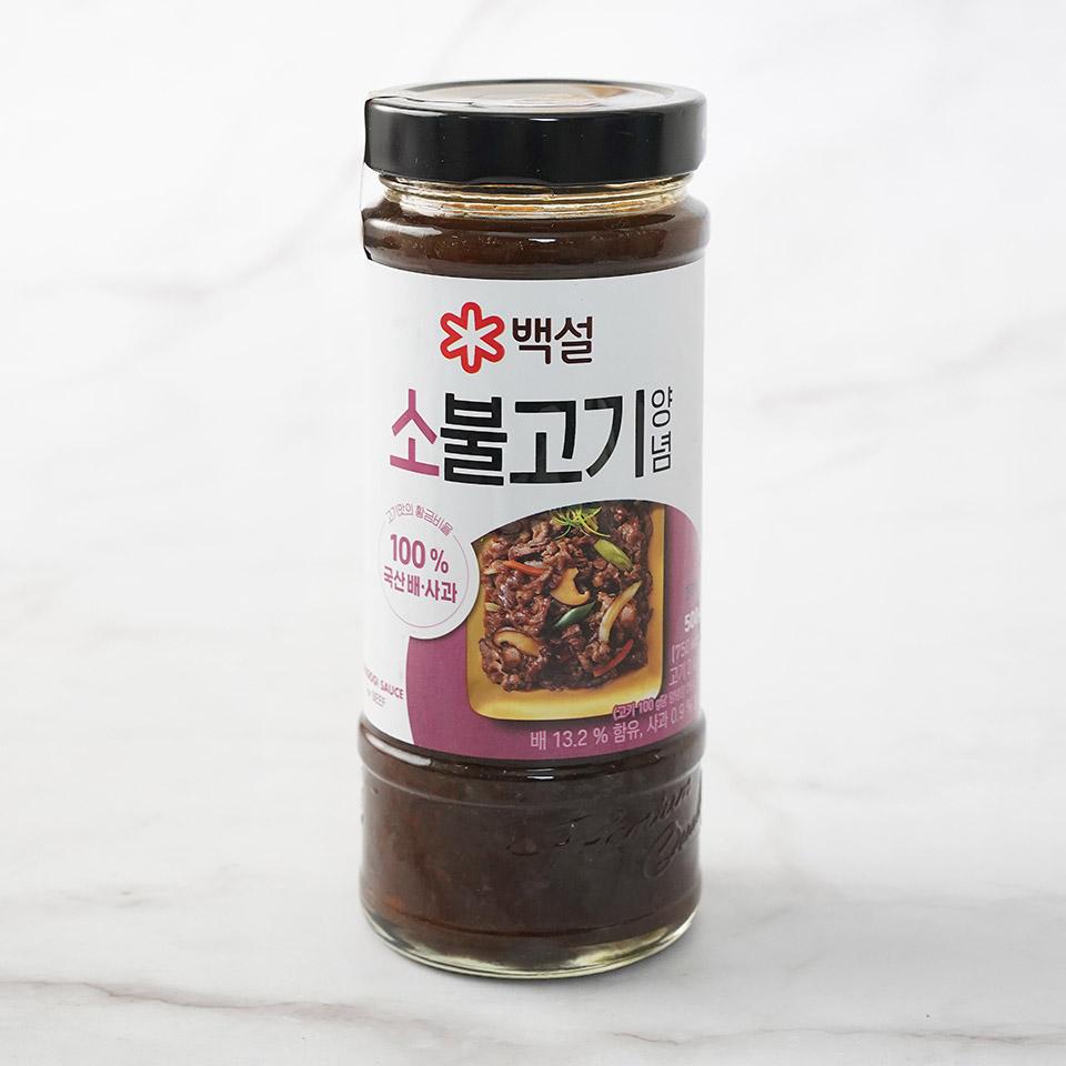 메가마트 CJ 백설 소불고기 양념 500g - 메인 이미지