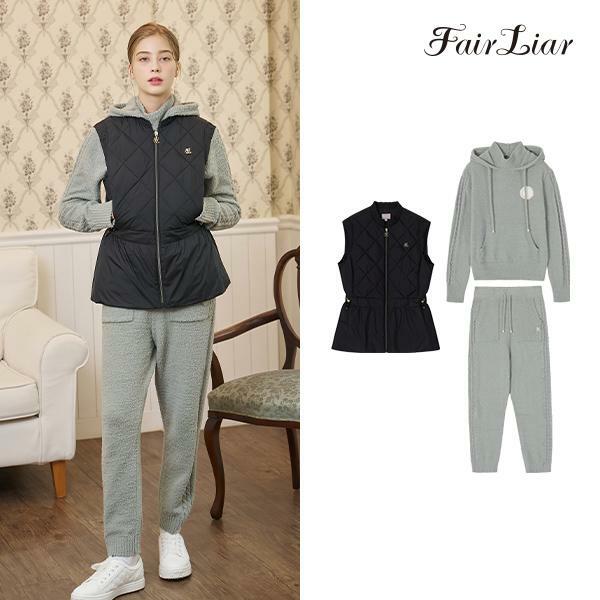 페어라이어 25FW 여성 윈터 코지 셋업 3종 - 상세 이미지 4