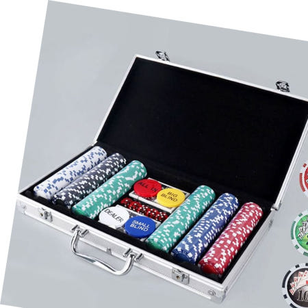 트윈스몰 홀덤칩 국제규격 경기용 카지노칩 포커 홀덤 게임 세트 300P