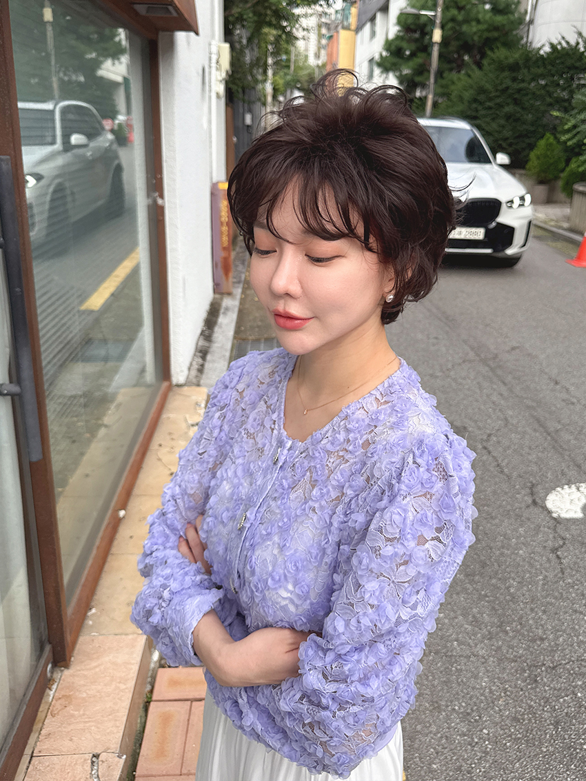 여자가발 엘레강트 볼륨 레이어컷 (전체가발,통가발) - 상세 이미지 3
