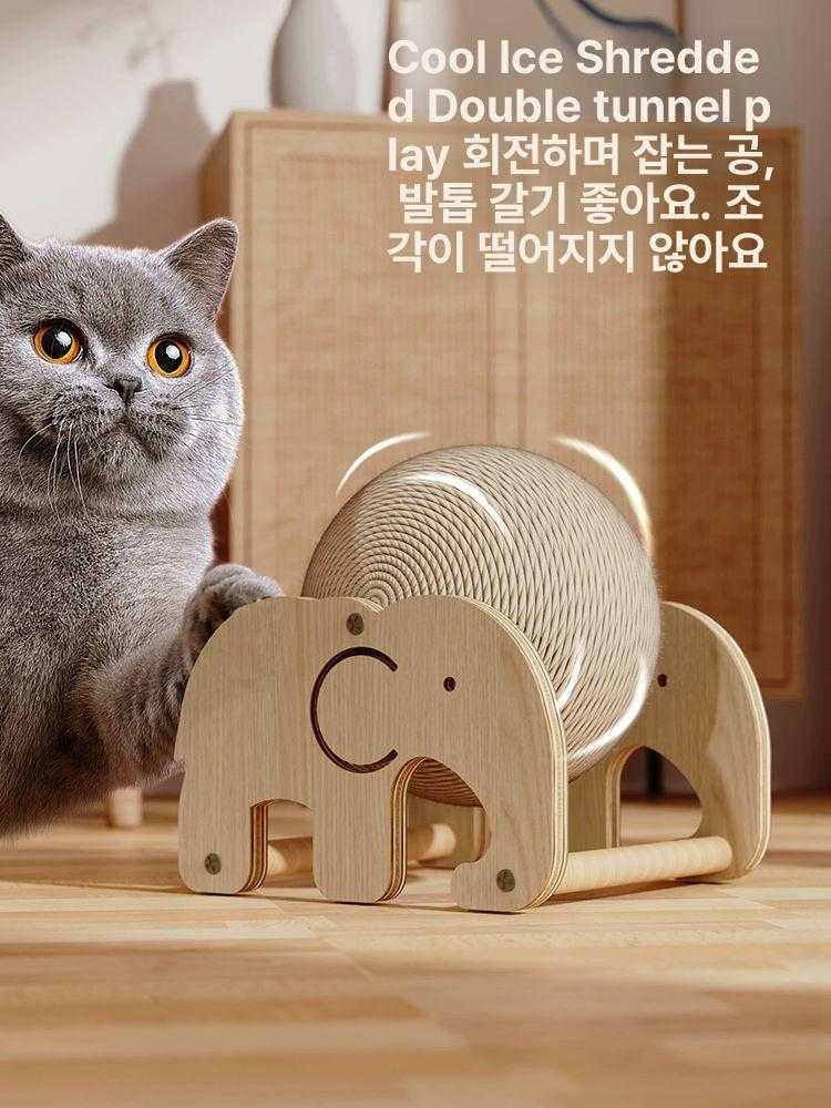 시잘볼 고양이 긁기판 내구성 스탠드형 고양이용품 스크래치 방지 고양이 긁기 소형 교체용 - 상세 이미지 3