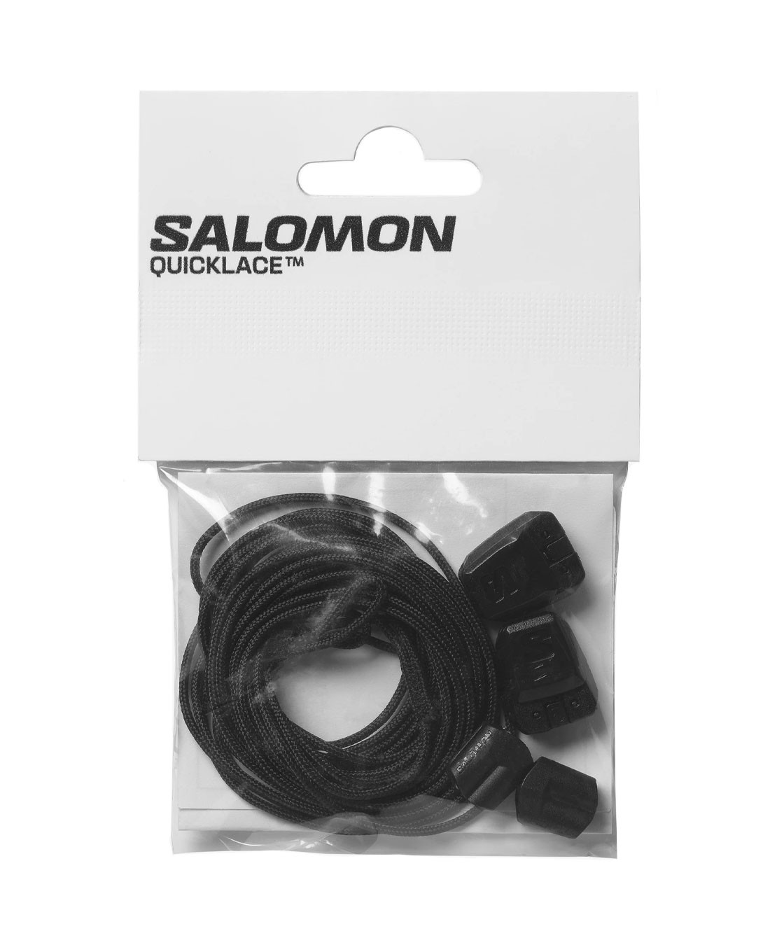 살로몬 신발끈 아웃도어 퀵레이스 블랙 Salomon - 상품 이미지