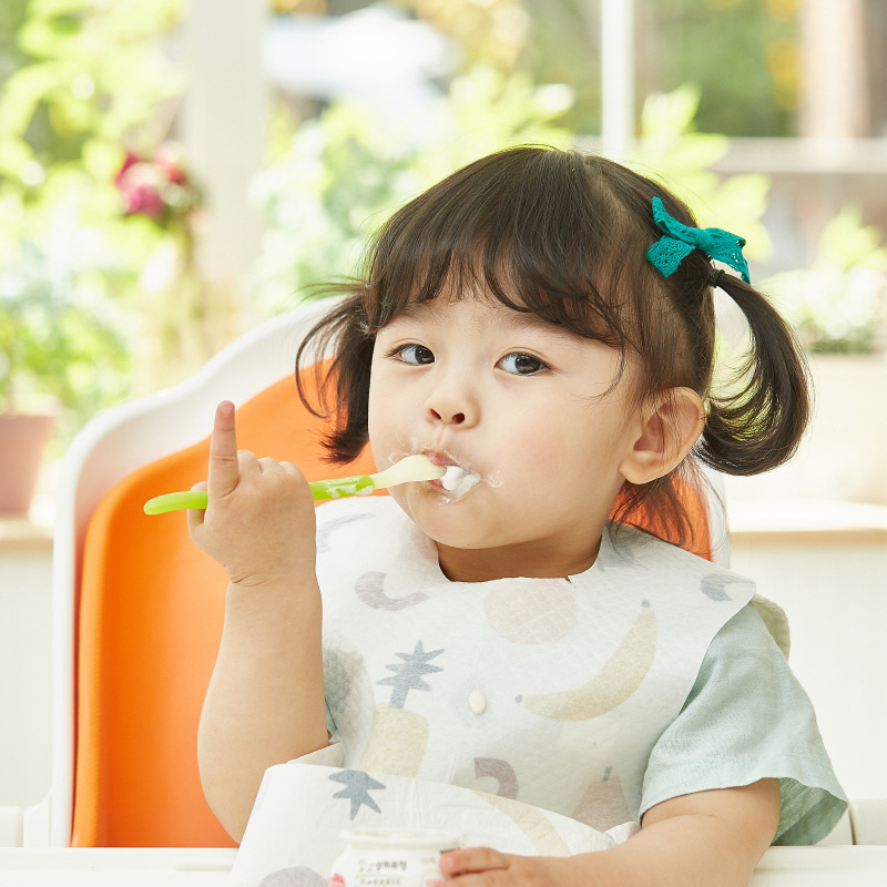 아가짱 일회용 아기 방수 턱받이 100매, 과일, 1개