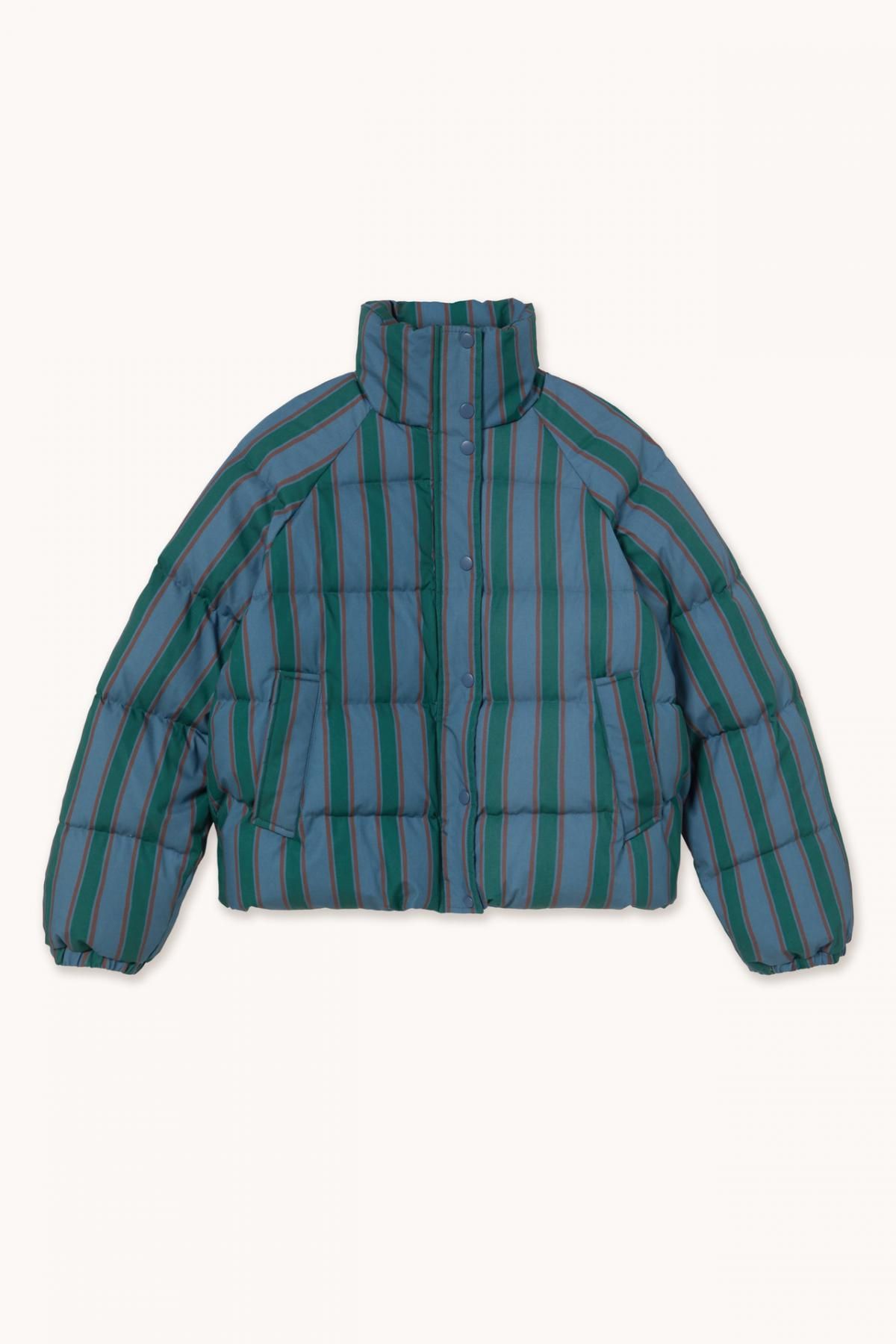 타이니코튼 스트라이프 크롭 패딩 재킷 AW25-757-K02 ONE COLOR - 상품 이미지