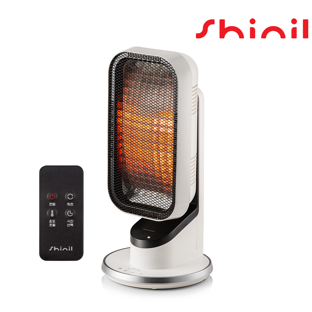 신일 리플렉터히터 전기히터 회전형 절전형 소형 미니 가정용 화이트