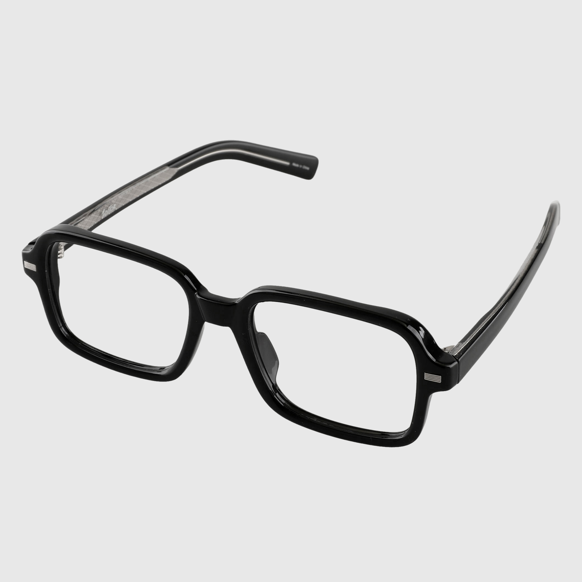 블루라이트차단 빈티지 가벼운 사각 뿔테 안경