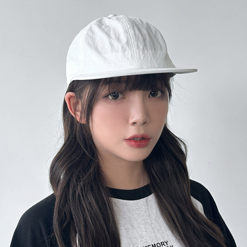 나일론 러닝캡 챙모자 무지 런닝 마라톤 볼캡 런 모자 - 상품 이미지