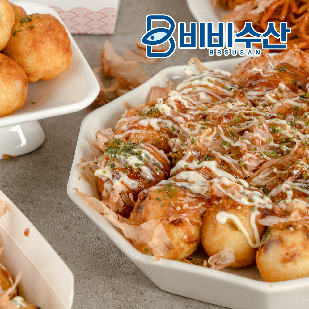 타코야끼 1kg 50개입 타꼬야끼 문어빵 문어볼 - 상세 이미지 3