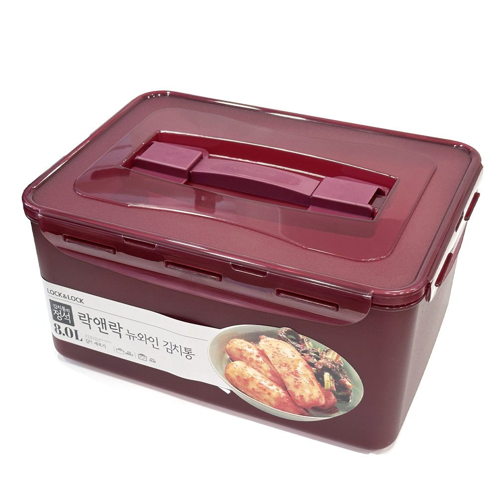 락앤락 김치통 장아찌통 파 김치냉장고통 반찬통 김장용기 8L, 1개 - 상세 이미지 2