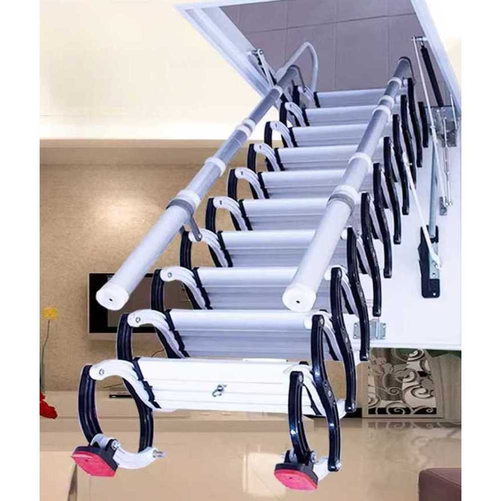 접이식 사다리 경량 알루미늄 다락방용 안전 발판 티타늄 700x1200mm - 상품 이미지