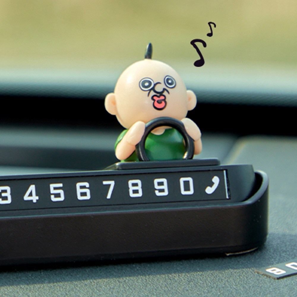 빵빵이 시크릿 주차 번호판 새차 선물 차량 전화번호 알림판 굿즈