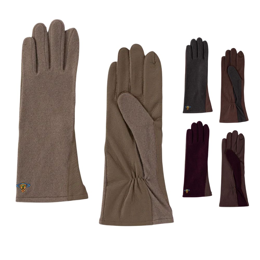 비비안웨스트우드 장갑 LEATHER & WOOL 1344952009 - 상품 이미지