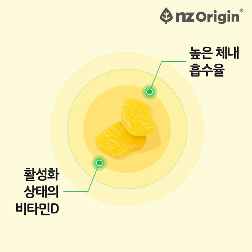 어린이 비타민D3 1000IU 구미 젤리 츄어블 임산부 6개월 이미지 6