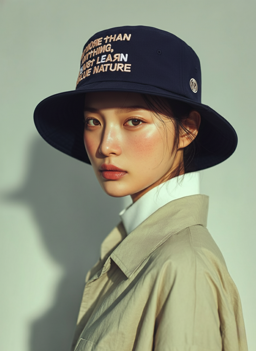 싱클레어 세이브어스 네이비 버킷 햇 얼굴이 작아보이는 명품 벙거지 모자 남자 여자 - 상세 이미지 3