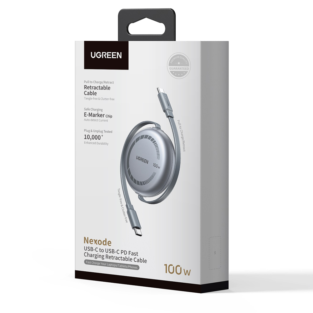 유그린 넥소드 릴케이블 시리즈 PD 100W C타입 고속충전 릴케이블 L531 - 상세 이미지 4