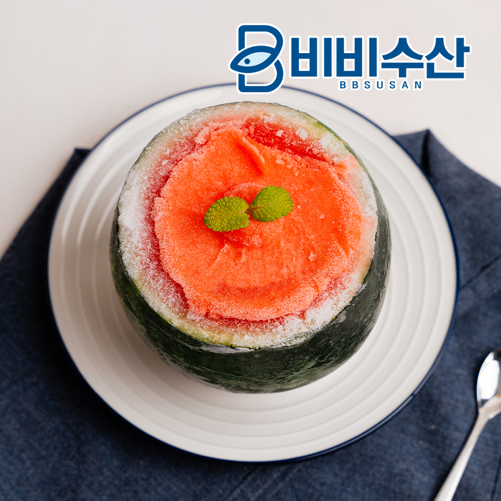 수박 샤베트 4개 (드라이 2개 포함) 업소용 도매용 수박샤베트 이미지 3