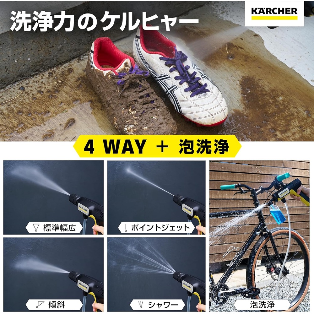 카처 Karcher 휴대용 핸디형 충전식 무선 고압 세척기 - 상세 이미지 3