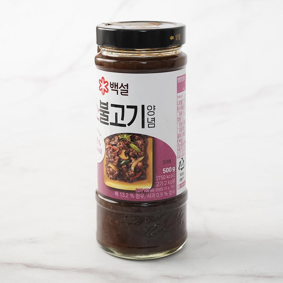 메가마트 CJ 백설 소불고기 양념 500g - 상세 이미지 2