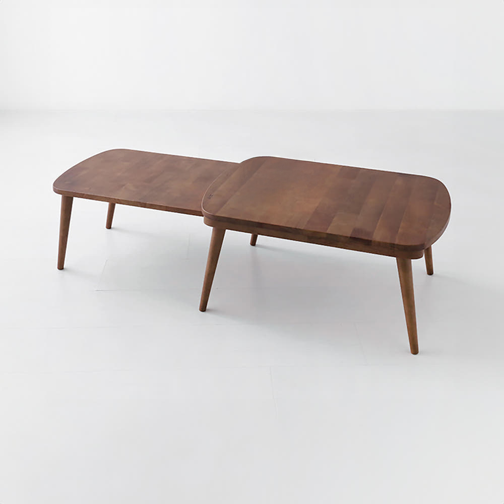 PONDU 확장형 테이블 고무나무 브라운 5673.0032