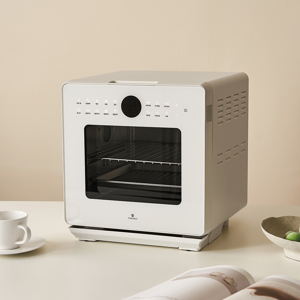 디온리 26년형 올스텐 스팀 에어프라이어 무연마제 고온자동세척 15L 대용량 오븐