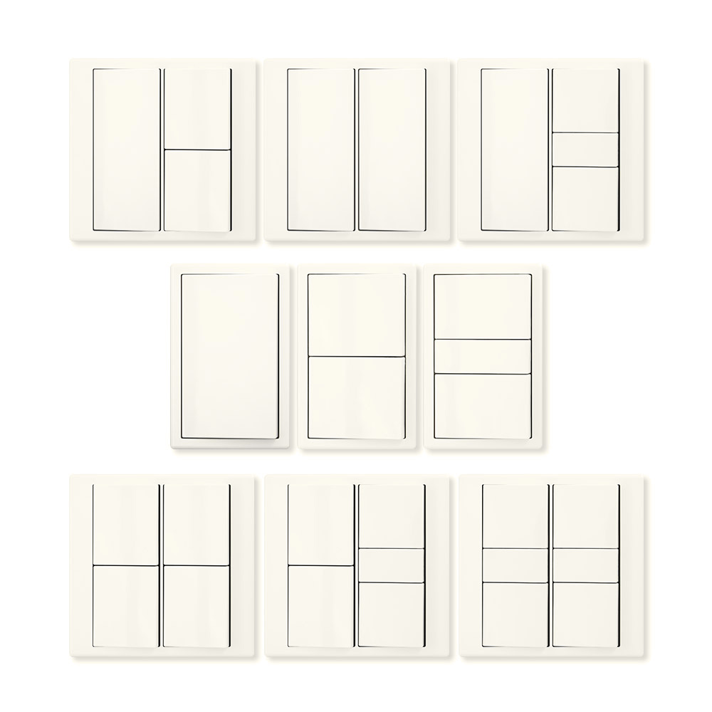 베코 보노 방 벽 거실 인테리어 스위치 매트크림 1개용 이미지 2