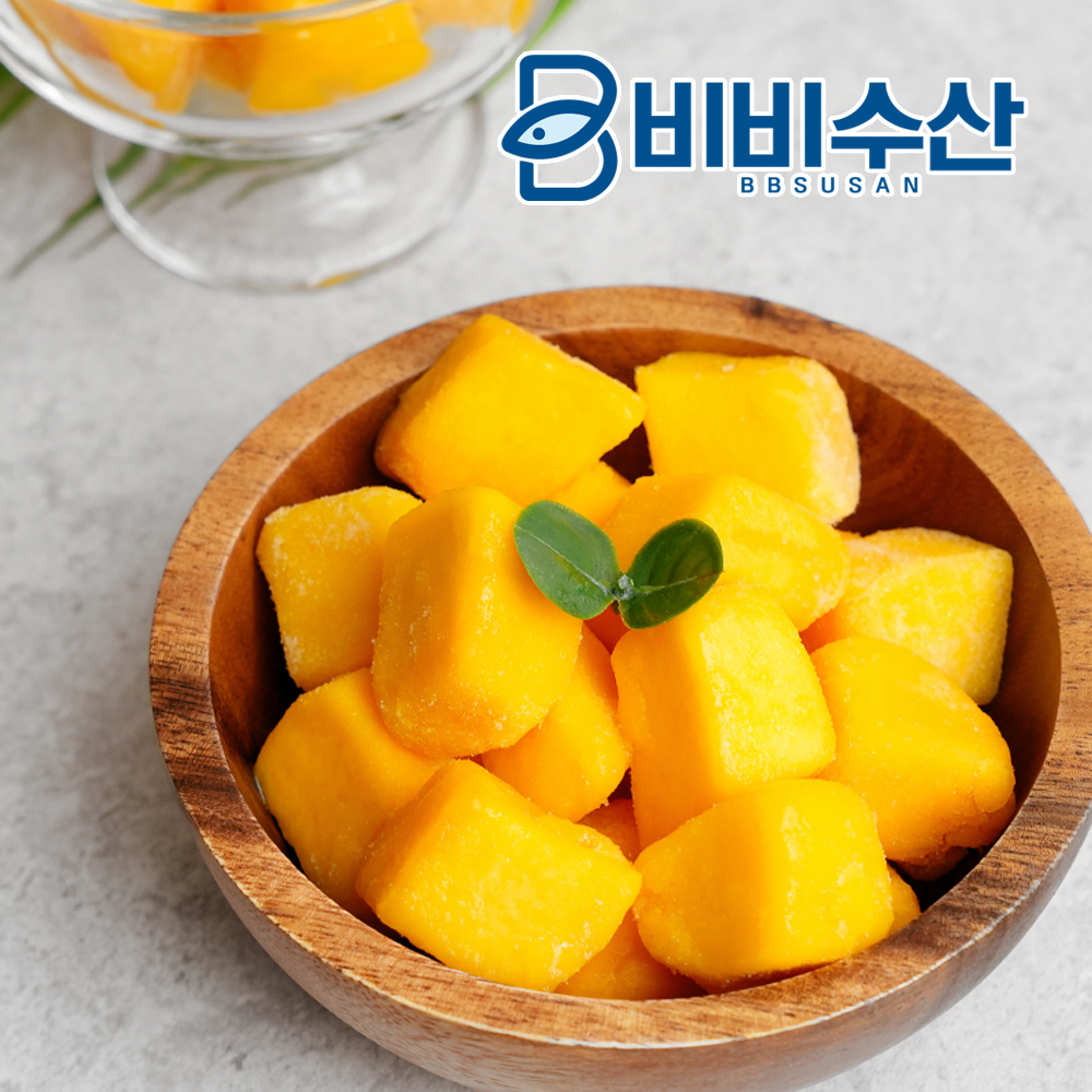 냉동과일 망고 과육 하프컷 500g 냉동망고 - 상세 이미지 3