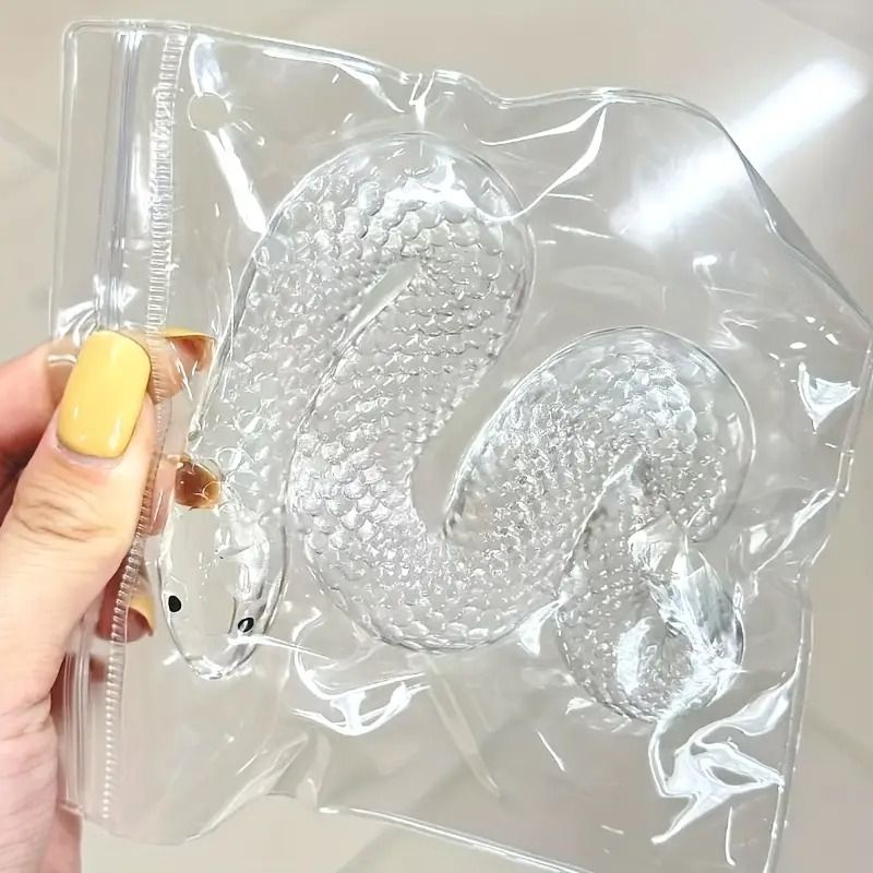 투명 뱀 말랑이 스퀴시 슬라임 모찌 주물럭 스트레스볼 촉감놀이 액체괴물 만득이 특이한 친구 선물 - 상세 이미지 5