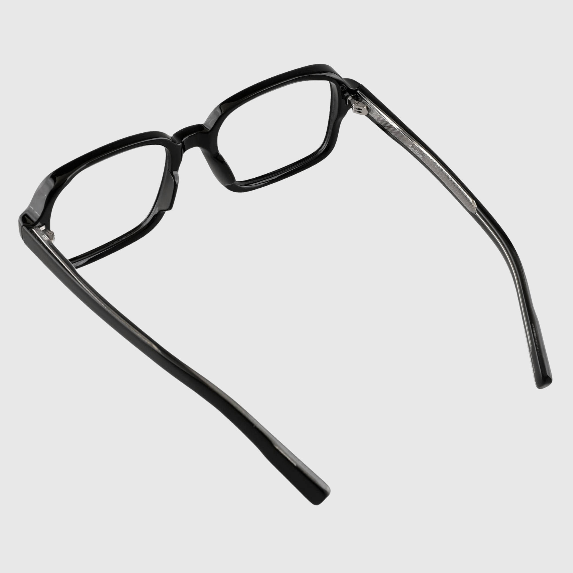 블루라이트차단 빈티지 가벼운 사각 뿔테 안경