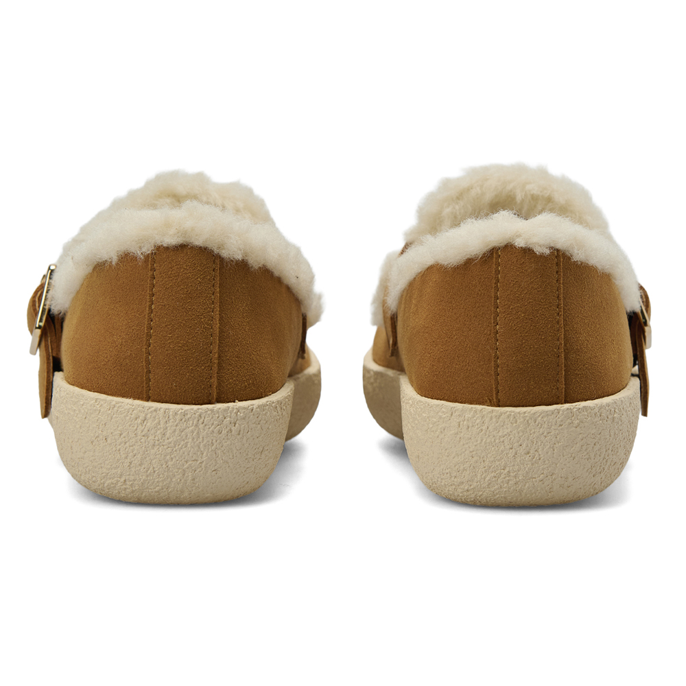 데이워크 털내피 발편한 아치쿠션 방한화 여성 신발 플러피 블랙 DW30077-BKS