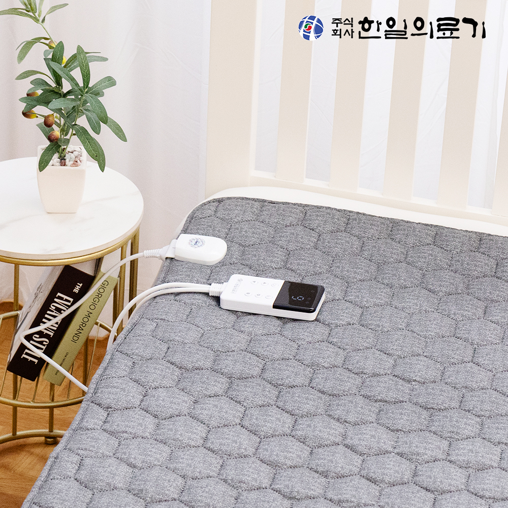 한일의료기 탄소매트 전기매트 온열매트 전자파없는 전기장판 캠핑 침대 1인용 싱글 프리즘