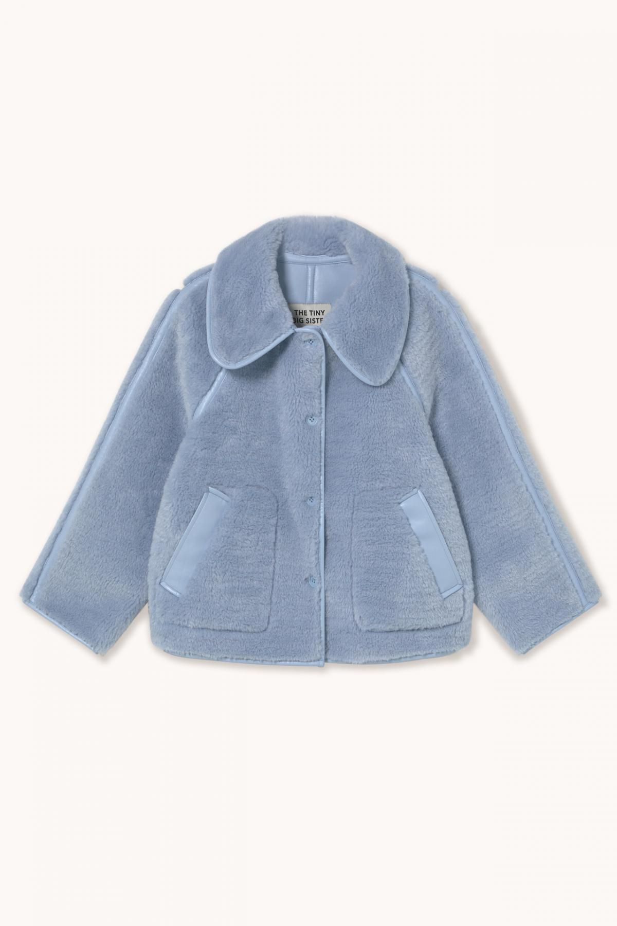 타이니코튼 에코퍼 테크니컬 데님 블루 숏코트 AW25-683-P24 ONE COLOR - 메인 이미지