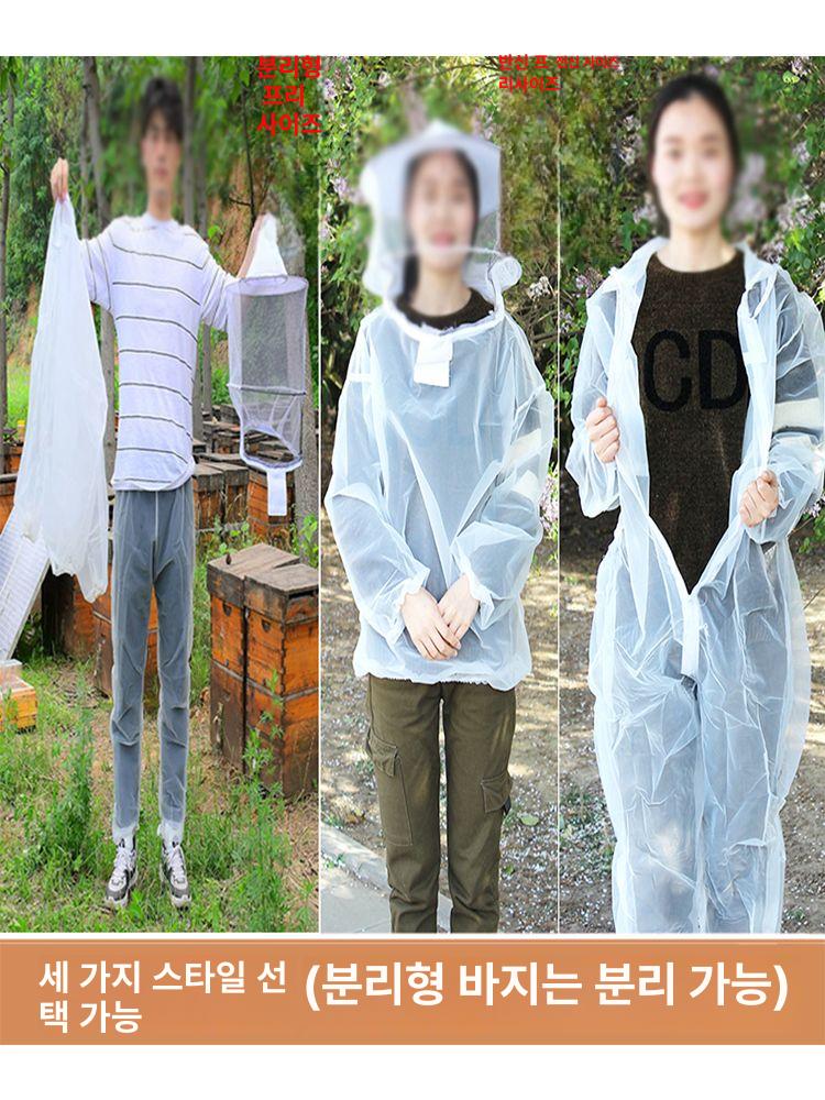 벌레방지 벌모자 벌초망 벌쏘임 날파리모자 농사용 양봉망 재킷 방충제 라운드 캡 L - 상세 이미지 2
