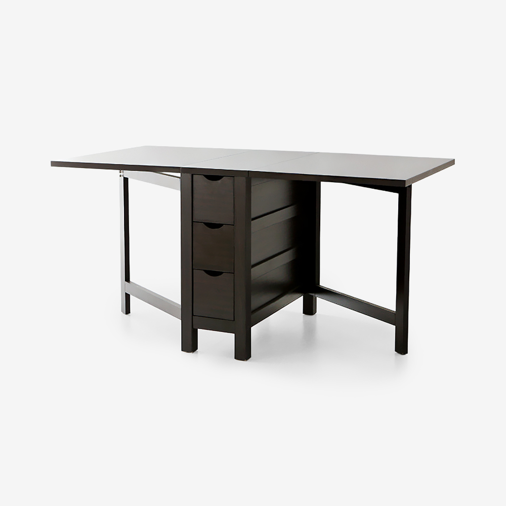 MITAL 접이식테이블 1500mm, 블랙브라운 6825.1774