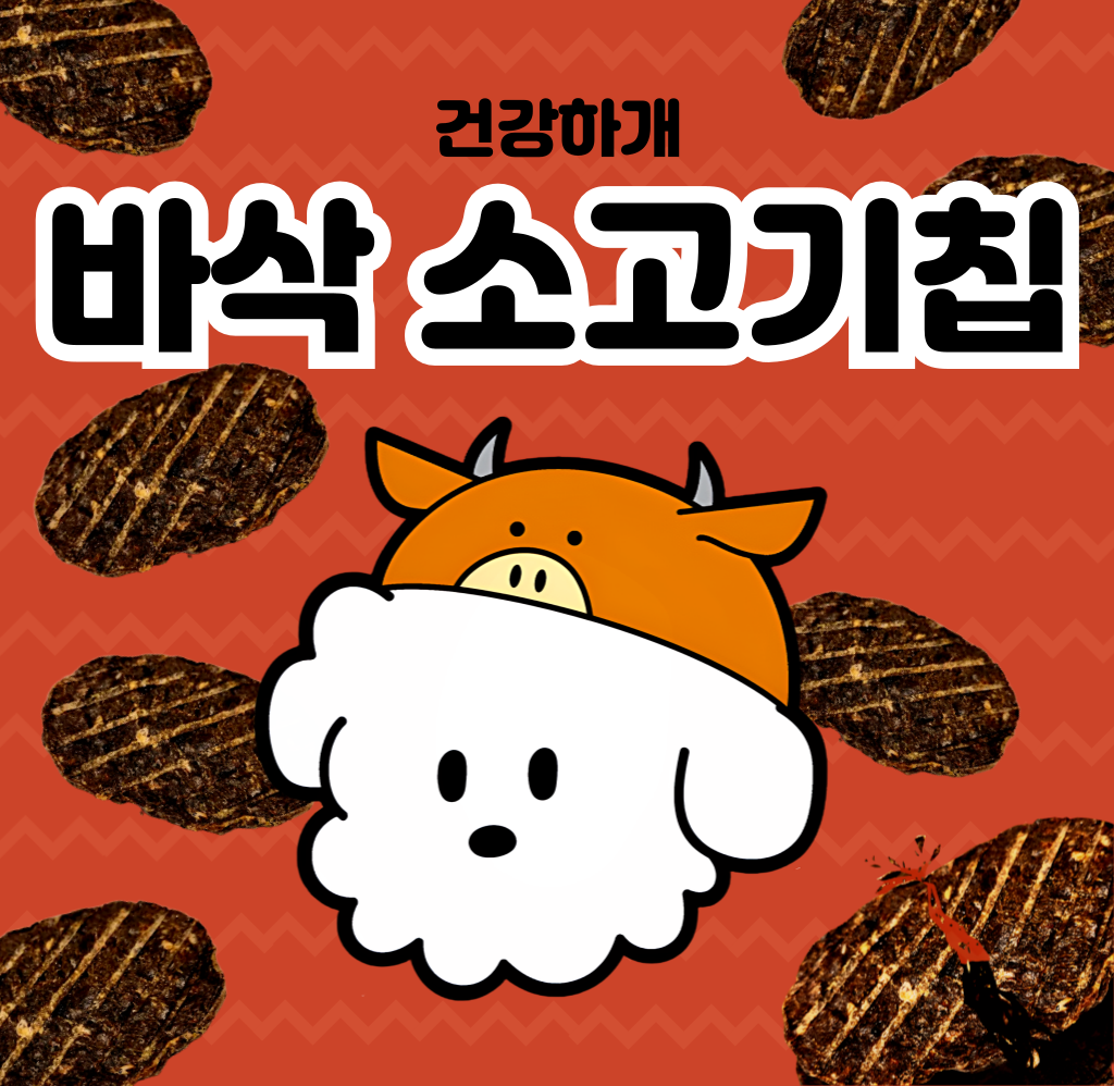 [건강하개] 바삭 소고기칩 쇠고기, 50g, 1개 - 상품 이미지