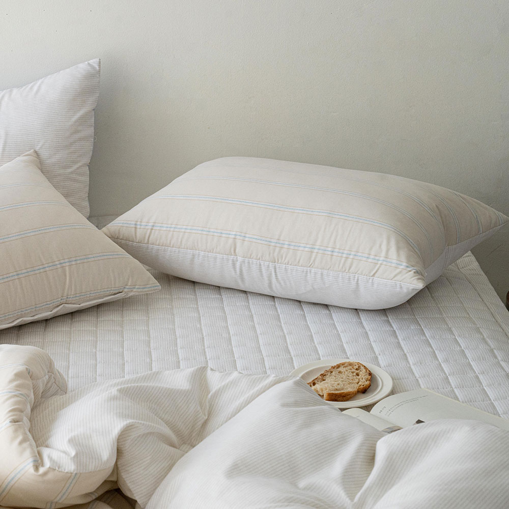 사라하우스 도톰 누빔 부드러운 베개커버 사계절