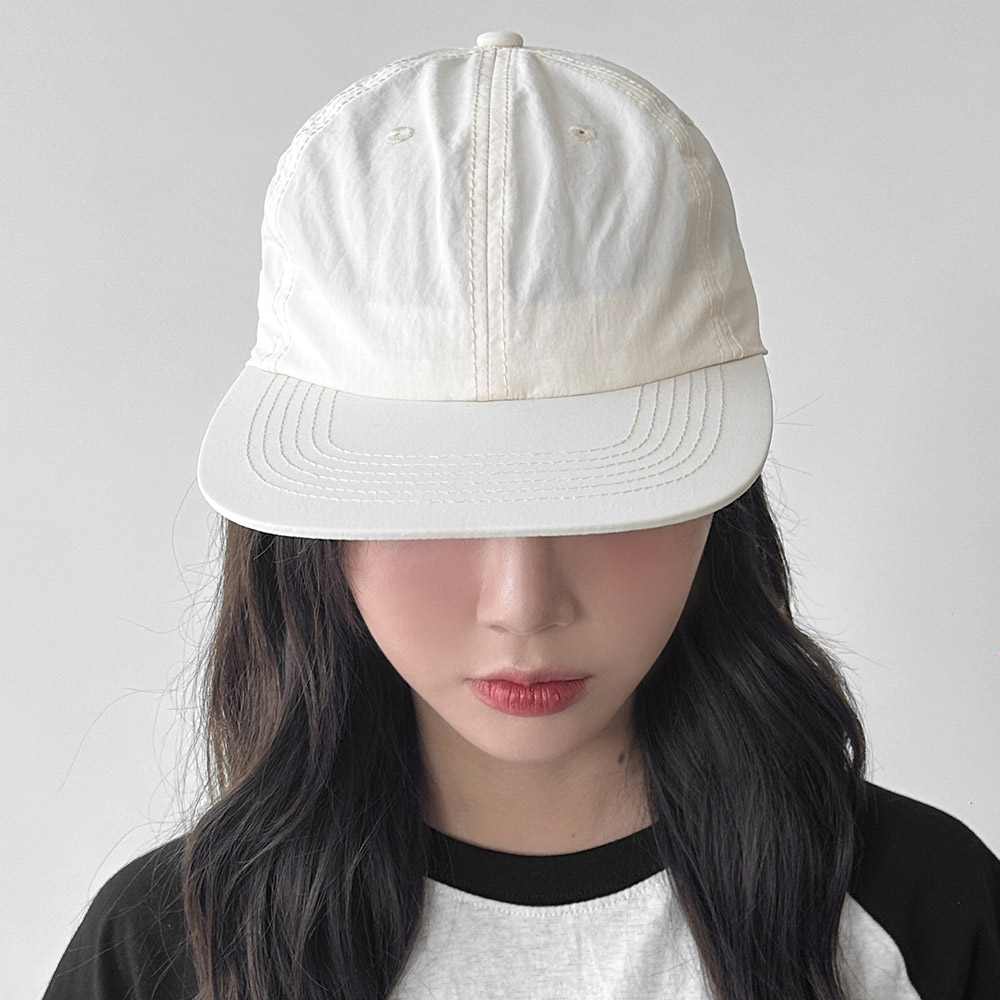 나일론 러닝캡 챙모자 무지 런닝 마라톤 볼캡 런 모자 - 상세 이미지 5