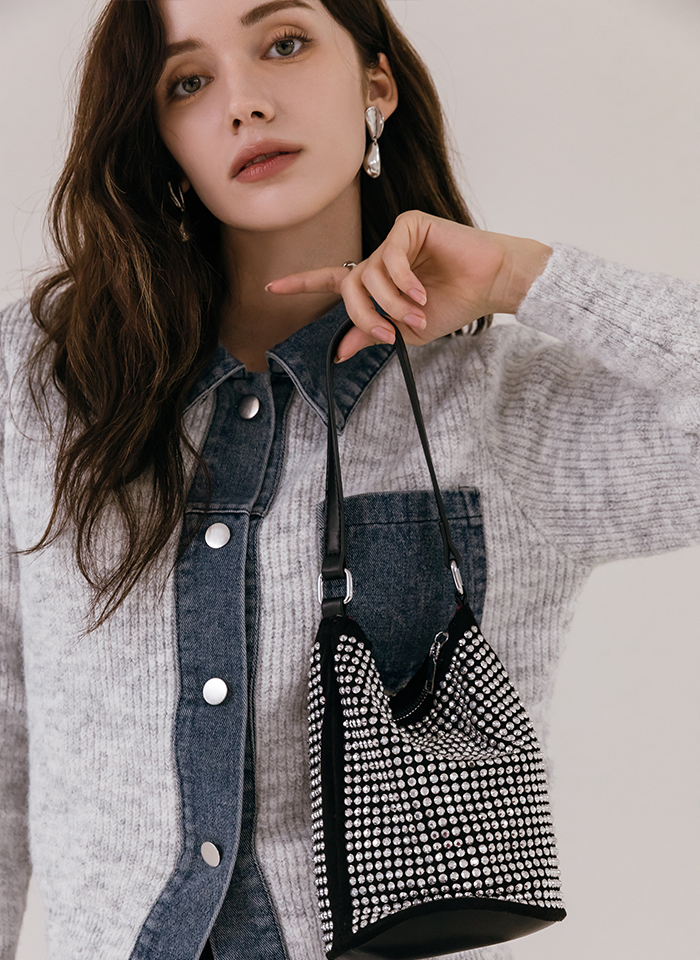 사계절 데일리백 파티 큐빅 가방 미니백 - 상세 이미지 3