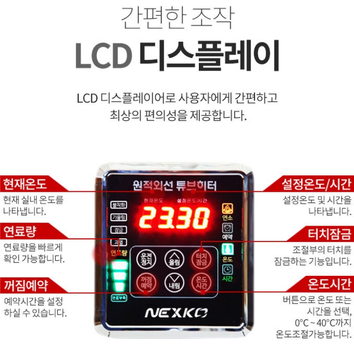 야외 현장 소형돈풍기 원적외선 곱창난로 매장 튜브히터