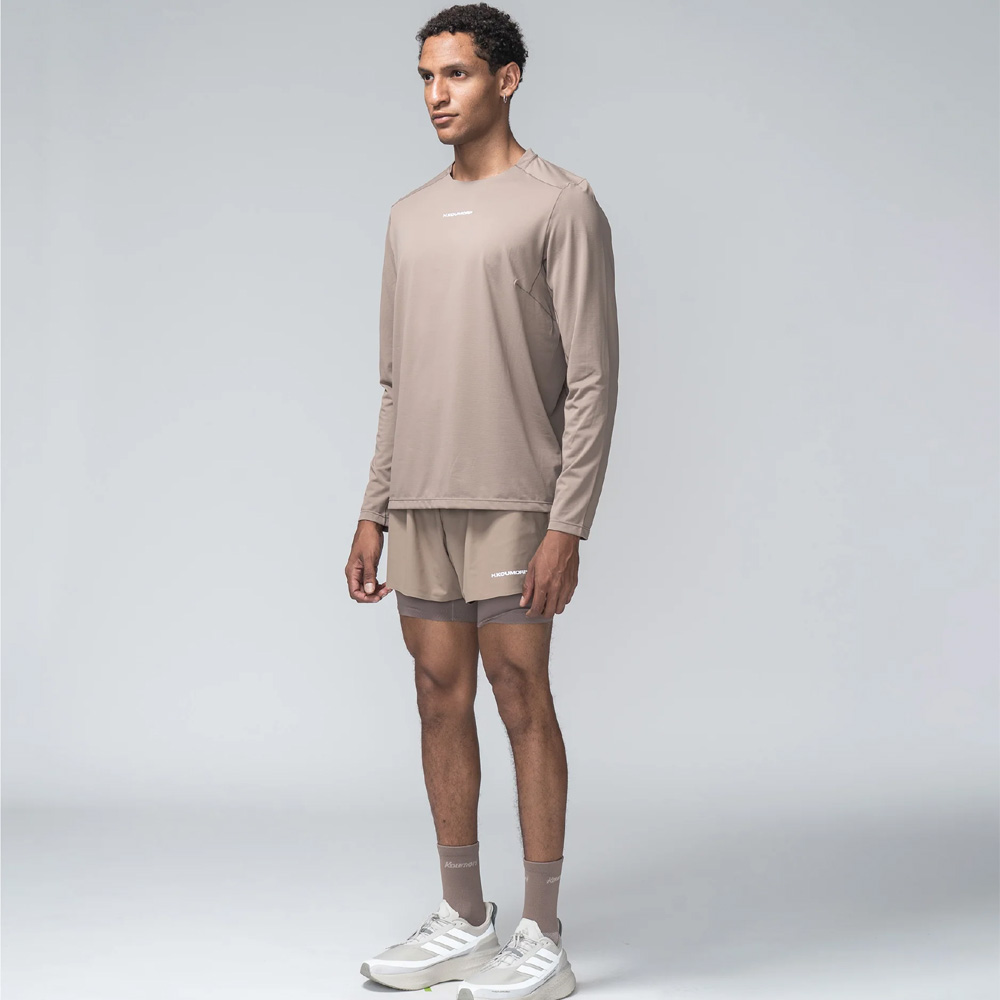 H.쿠모리 Sport Training Long Sleeve Brown - 상세 이미지 3