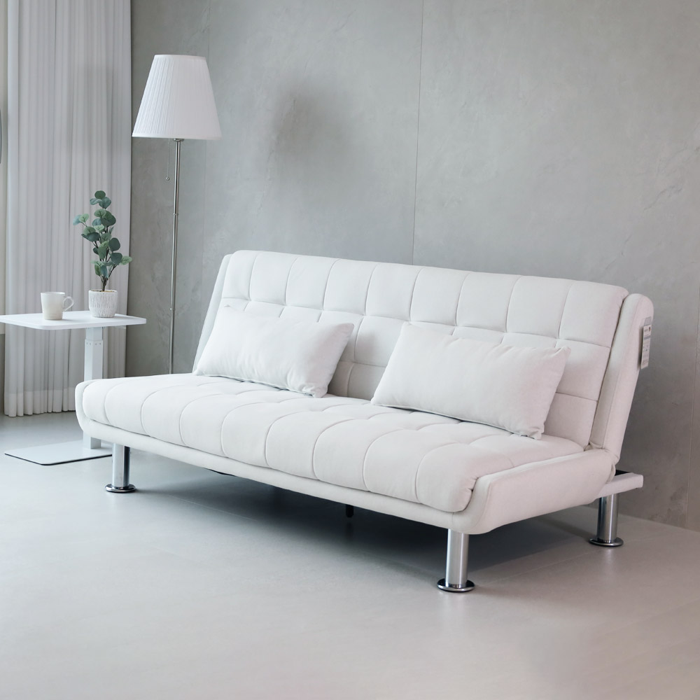 일루일루 온기 소파베드 3인용 침대겸용 접이식 3단조절 폴딩형 생활방수