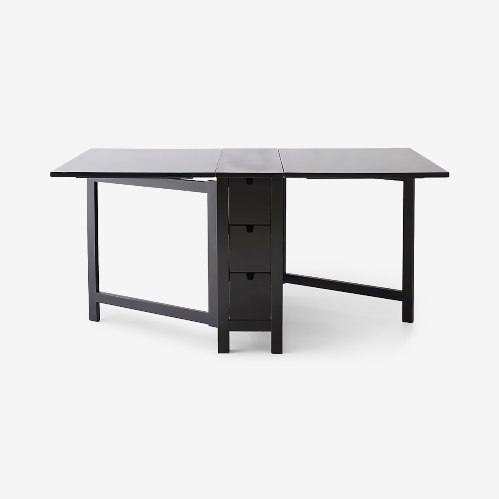 MOOKJIK 접이식원목테이블 블랙 5772.4381