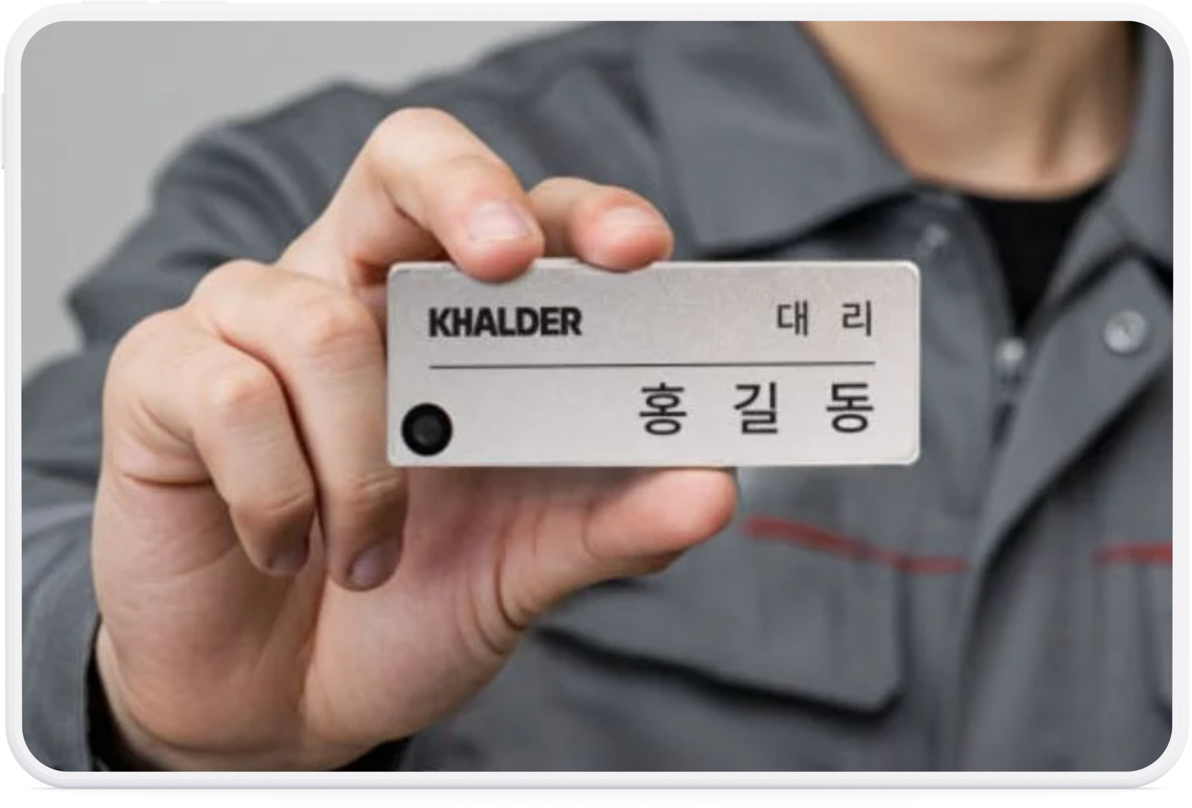 칼더 명찰형 바디캠 128GB 9시간 연속촬영 옷핀 자석 건설 은행 공공기관 회사 블랙박스 - 상세 이미지 3