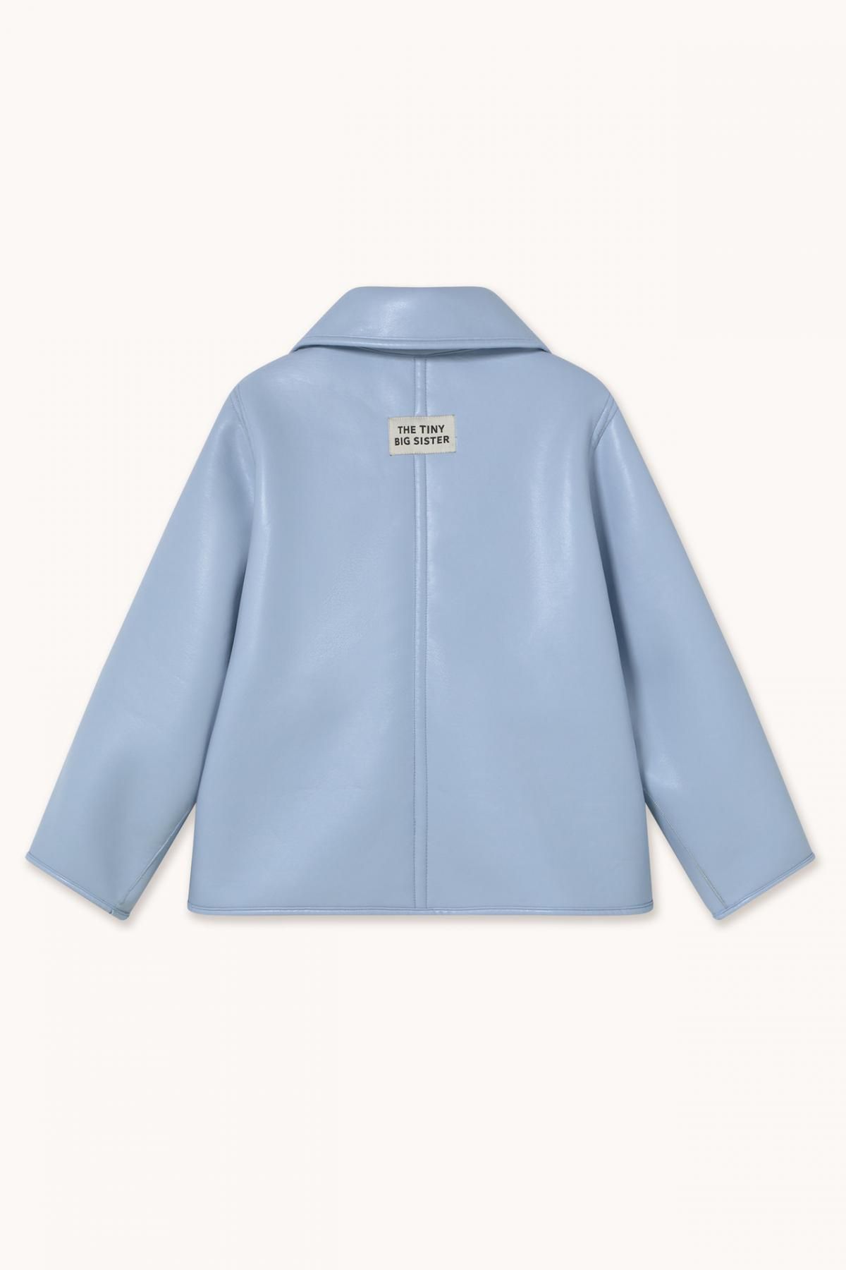 타이니코튼 에코퍼 테크니컬 데님 블루 숏코트 AW25-683-P24 ONE COLOR - 상세 이미지 4