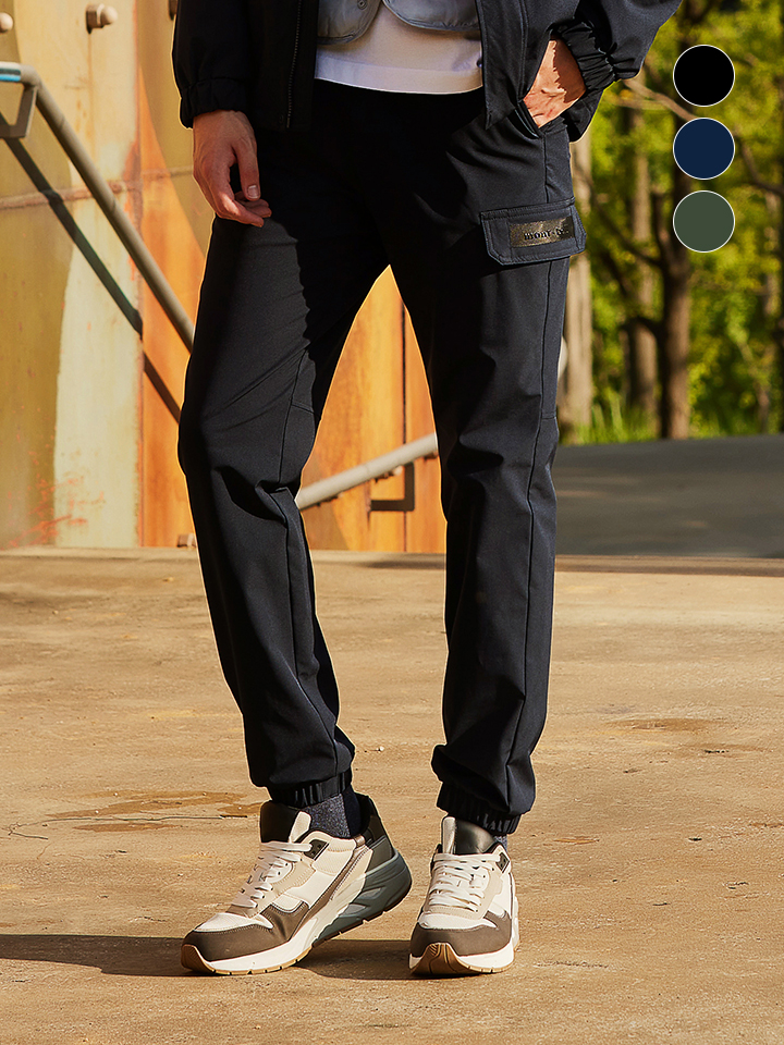 몽벨 남성 웜테크 트랙팬츠_MW3GAMPL20