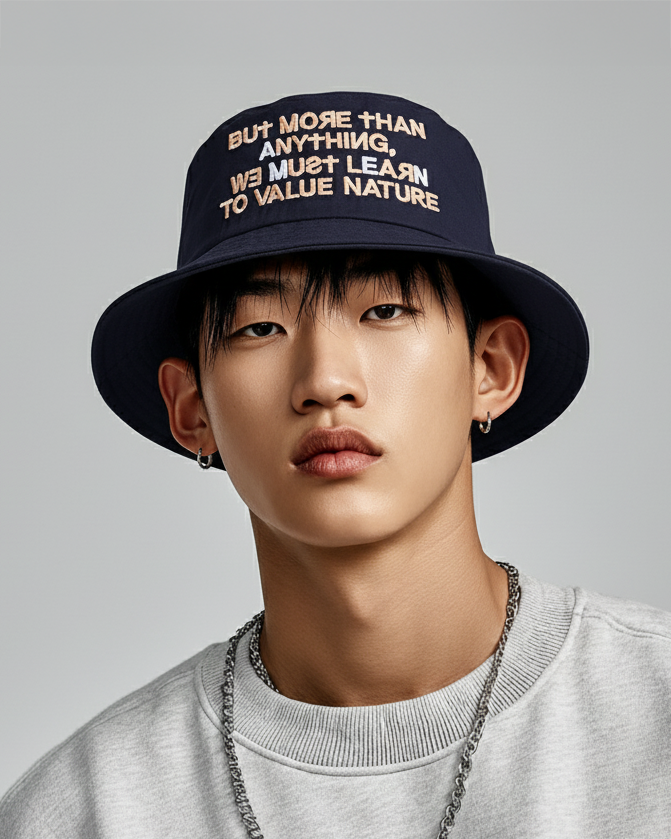 싱클레어 세이브어스 네이비 버킷 햇 얼굴이 작아보이는 명품 벙거지 모자 남자 여자 - 상세 이미지 5
