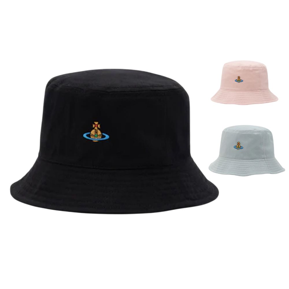 비비안웨스트우드 모자 COTTON TWILL PLAIN 버킷햇 1244952009 - 메인 이미지