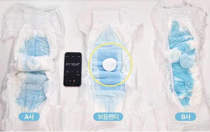 성인용 기저귀 성인 요실금 팬티형 어른 중형 40매 흡수력강화 이미지 2