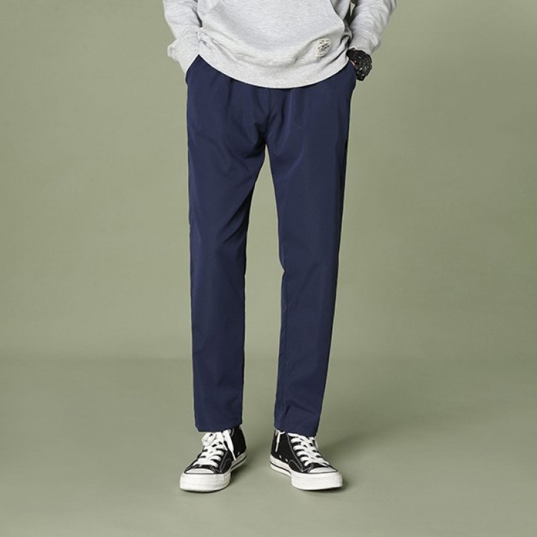 남성 일자 베이직 레귤러 허리밴딩 팬츠 IS-PA53 - 상품 이미지