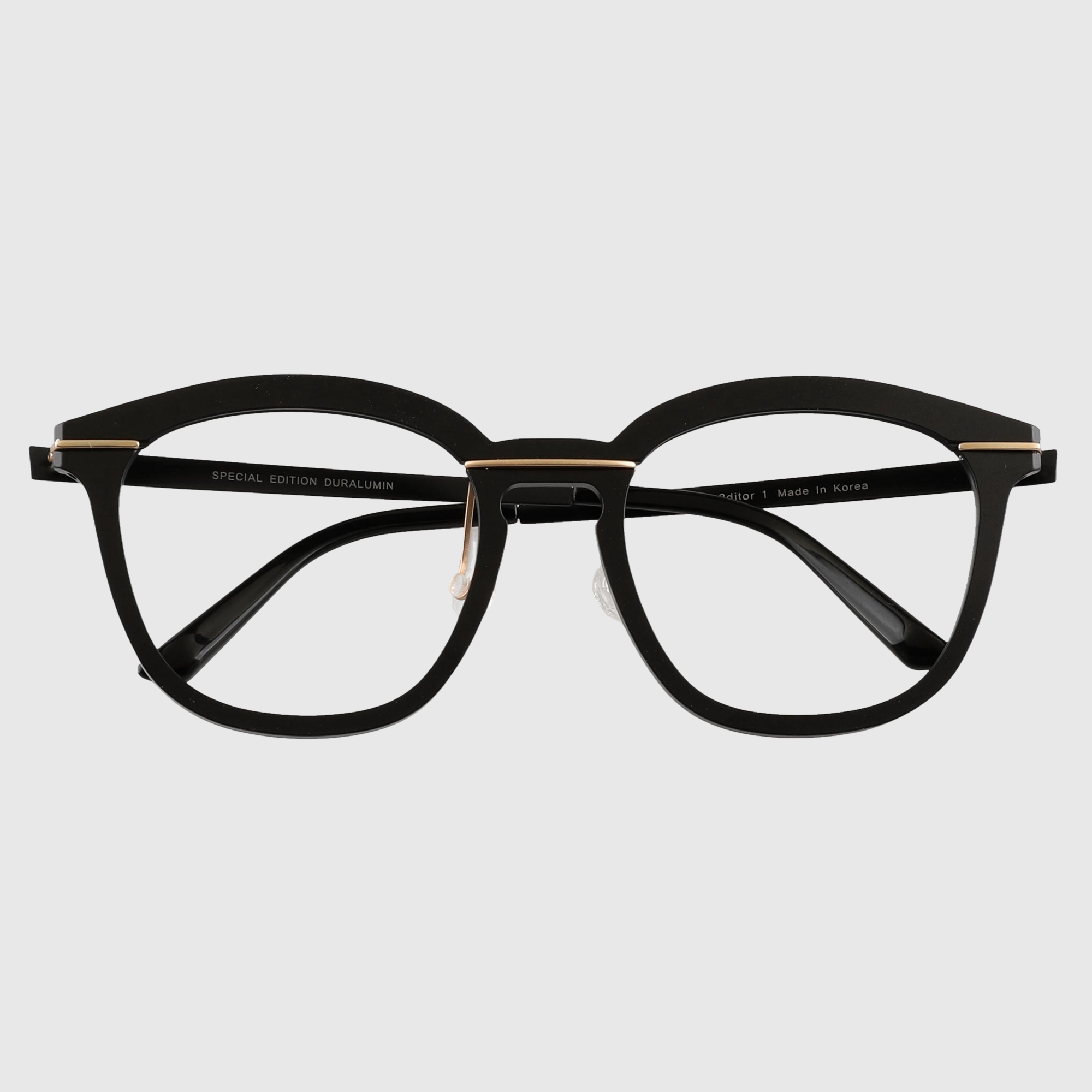 블루라이트차단 국산 두랄루민 신소재 빅사이즈 얼굴큰사람 두꺼운 뿔테 안경