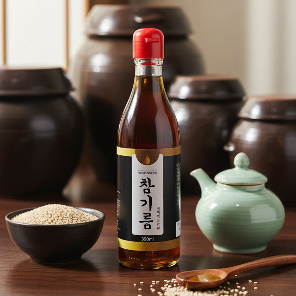 정직한곳간 저온압착 통참깨 100% 참기름 350ml, 2개 이미지 2